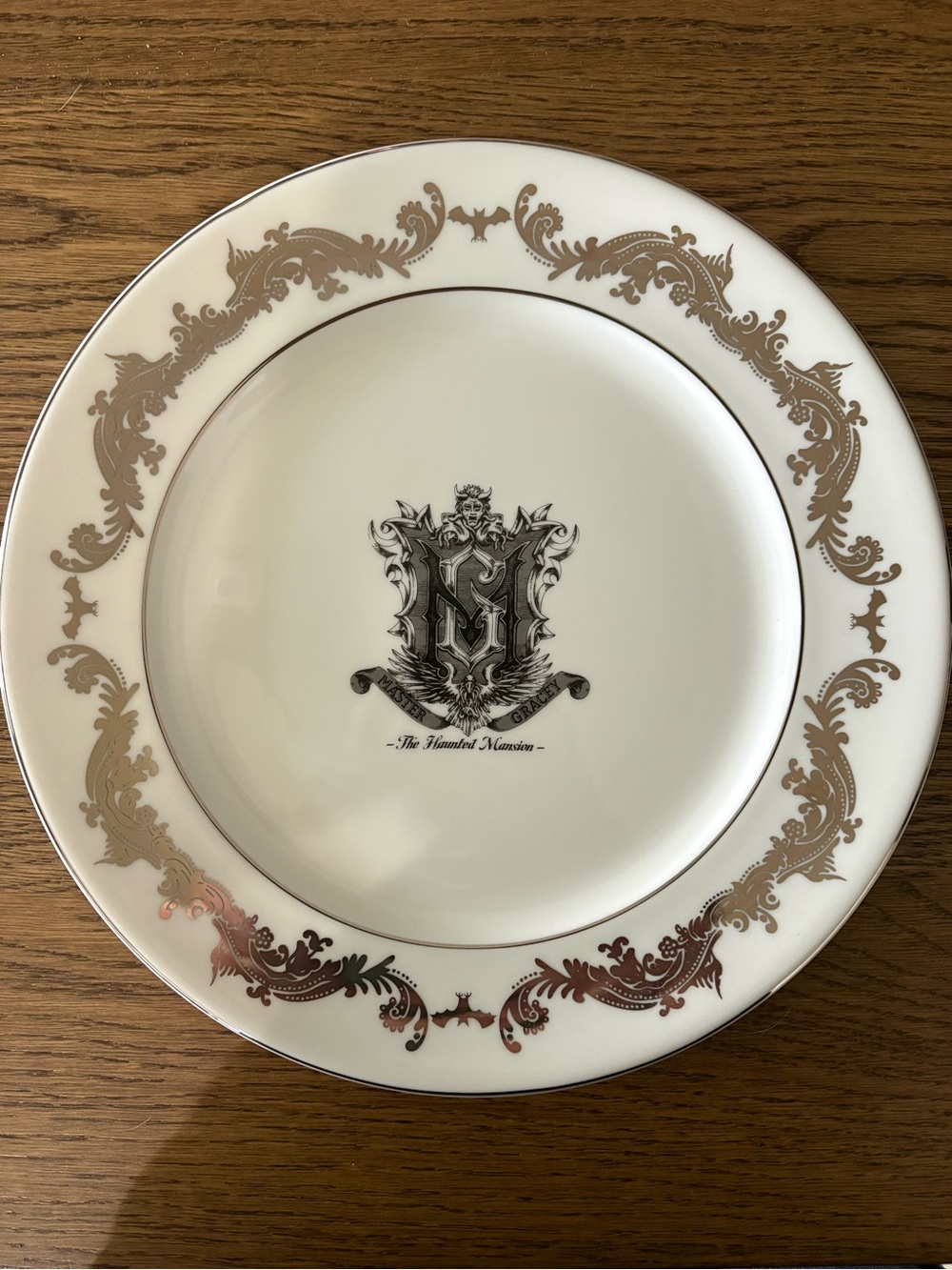 Disney haunted mansion large plate